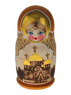 Набор матрешек "Собор", арт.539
