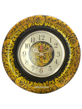 Часы с ручной художественной росписью "Кудрина царская"