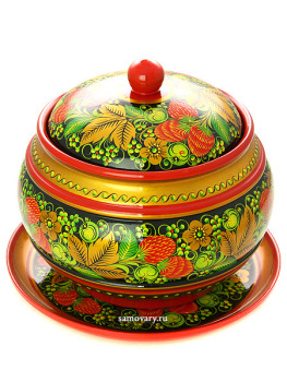Набор для супа хохлома "Праздничный" 15 предметов "Клубника" арт. 63640000015