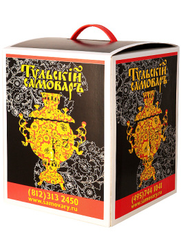 Самовар электрический 3 литра с художественной росписью "Гжель", "конус", арт. 140407