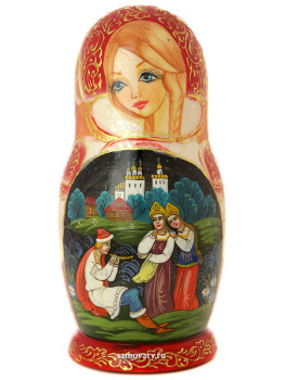 Набор матрешек "Золотая Русь", арт. 553
